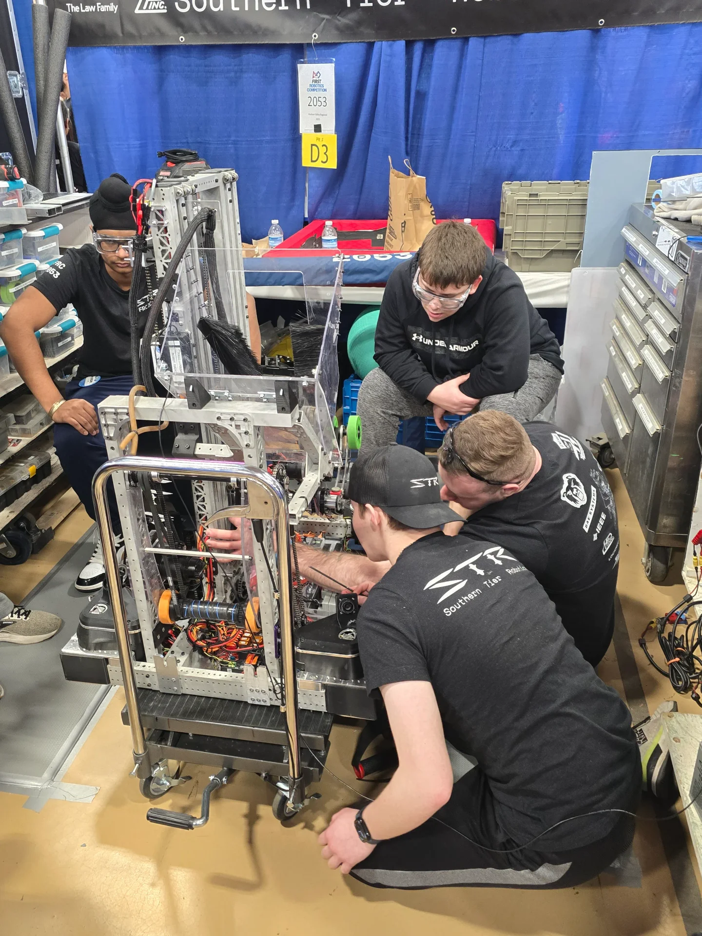 In the Pit working on Rattlesnake